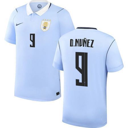 D.NÚÑEZ #9 Uruguay Home Soccer jersey World Cup 2026 — view 2