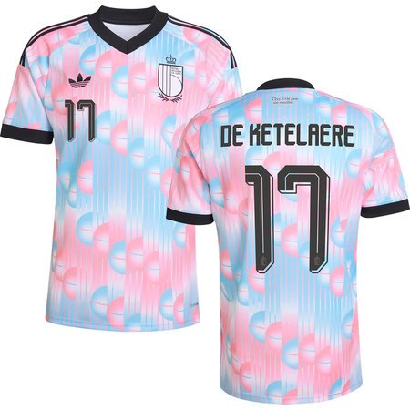 DE KETELAERE #17 Belgium Away Soccer jersey World Cup 2026 — view 1