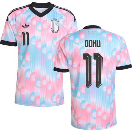 DOKU #11 Belgium Away Soccer jersey World Cup 2026
