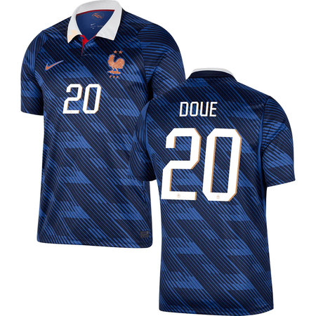 DOUE #20 France Home Soccer jersey World Cup 2026