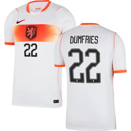 DUMFRIES #22 Netherlands Away Soccer jersey World Cup 2026 — view 1