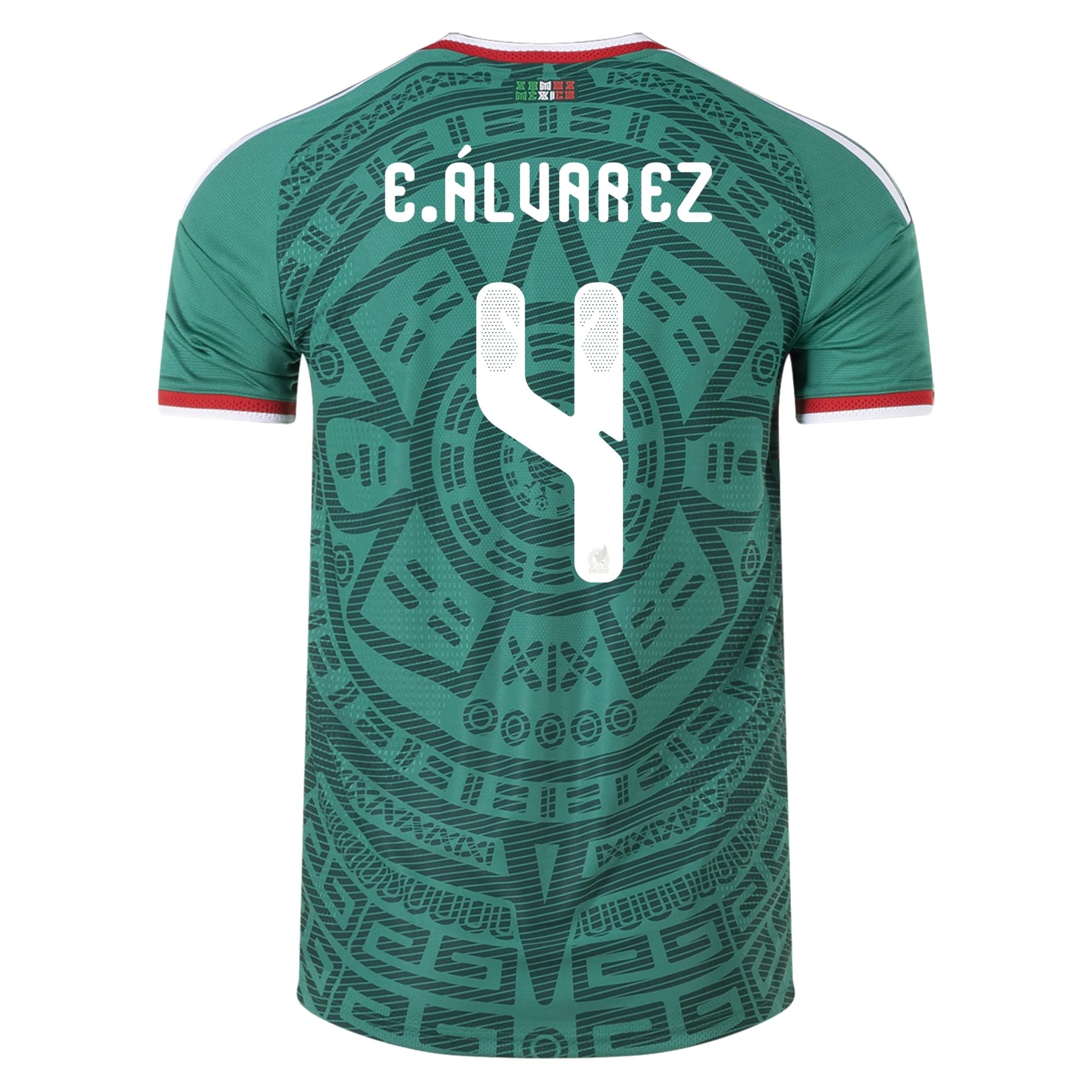 Edson Álvarez Mexico 26/27 Authentic Home Jersey — view 1
