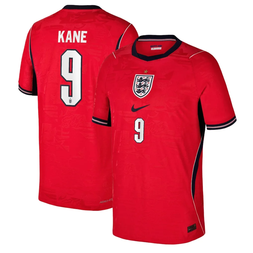England Nike Away Aero-FIT Match Shirt 2026 - Kids with Kane 9 printing — view 1
