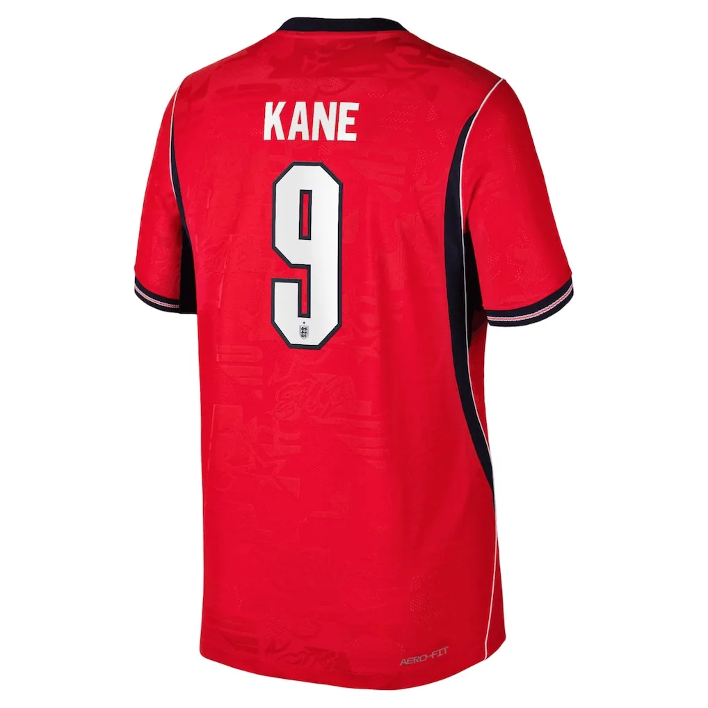 England Nike Away Aero-FIT Match Shirt 2026 - Kids with Kane 9 printing — view 3