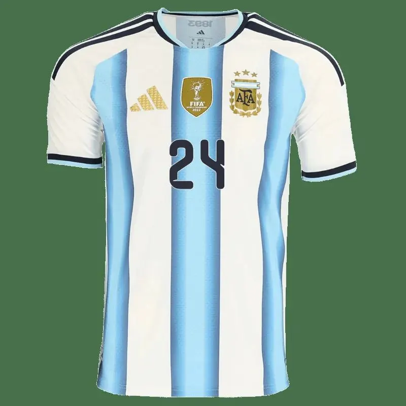 Enzo Fernández Argentina 26/27 Authentic Home Jersey — view 2