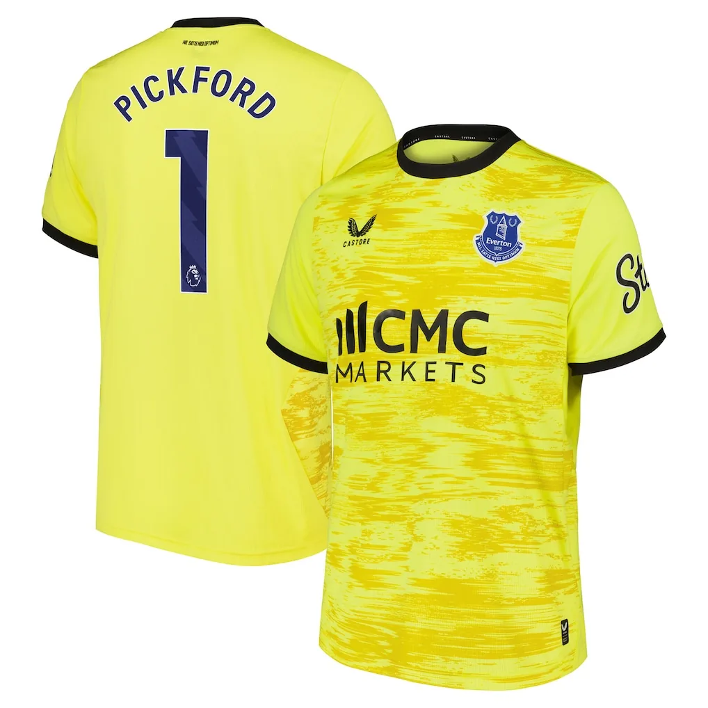 Everton Castore Away Goalkeeper Shirt 2026-27 with Pickford 1 printing — view 1