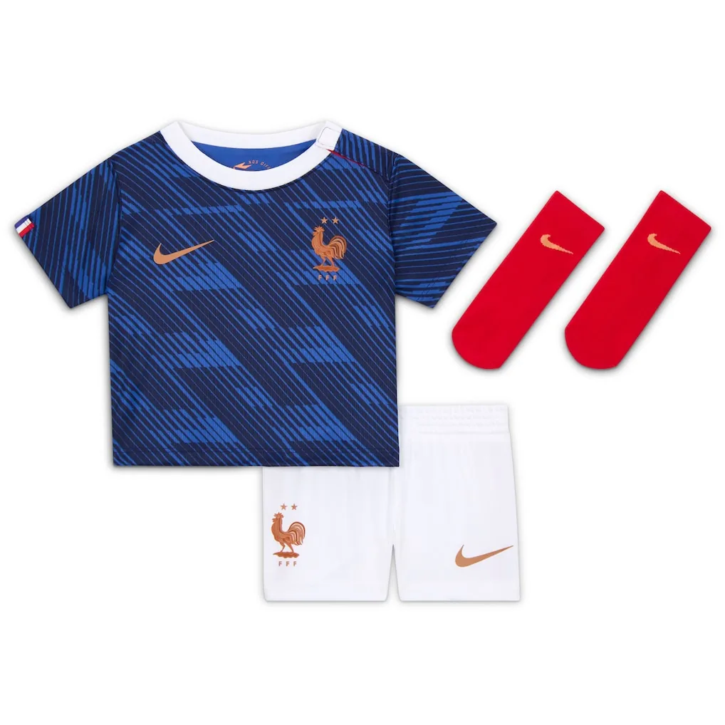 France Nike Home Stadium Kit - 2026 - Infant with Olise 11 printing — view 2