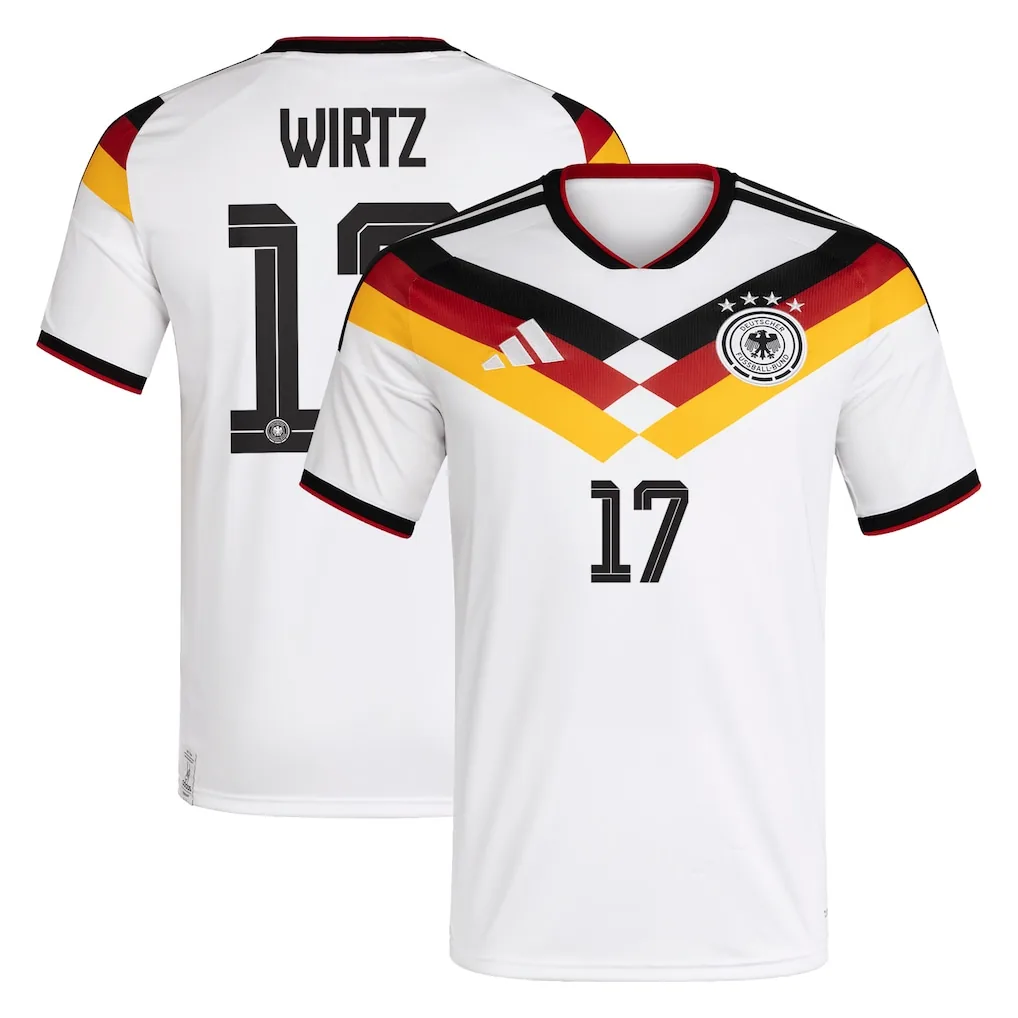 Germany National Team adidas Home Shirt 2026 with Wirtz 17 printing — view 1