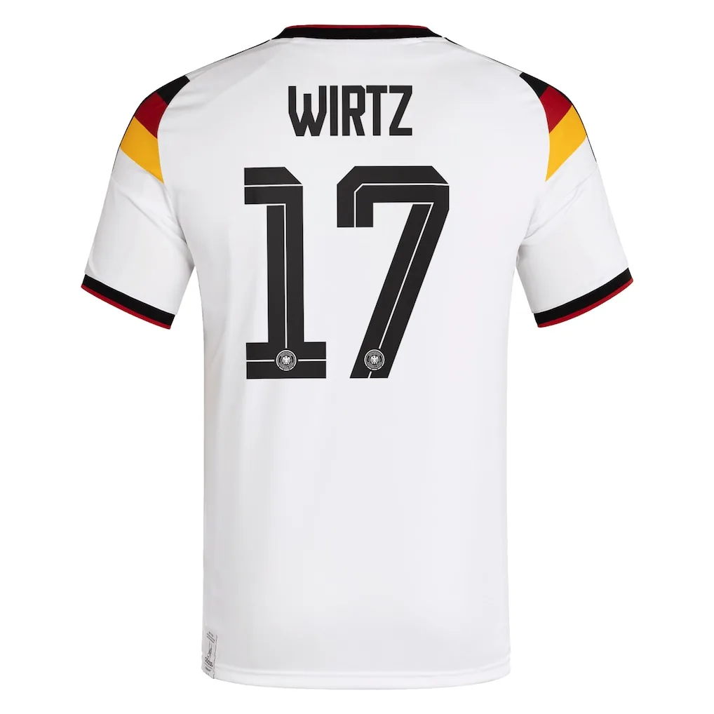 Germany National Team adidas Home Shirt 2026 with Wirtz 17 printing — view 3