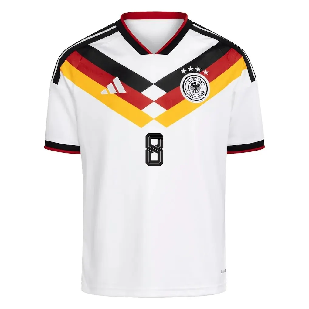 GORETZKA #8 Germany Home Long Sleeve Soccer jersey World Cup 2026 — view 2