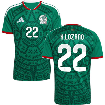 H.LOZANO #22 Mexico Home Soccer jersey World Cup 2026 — view 1