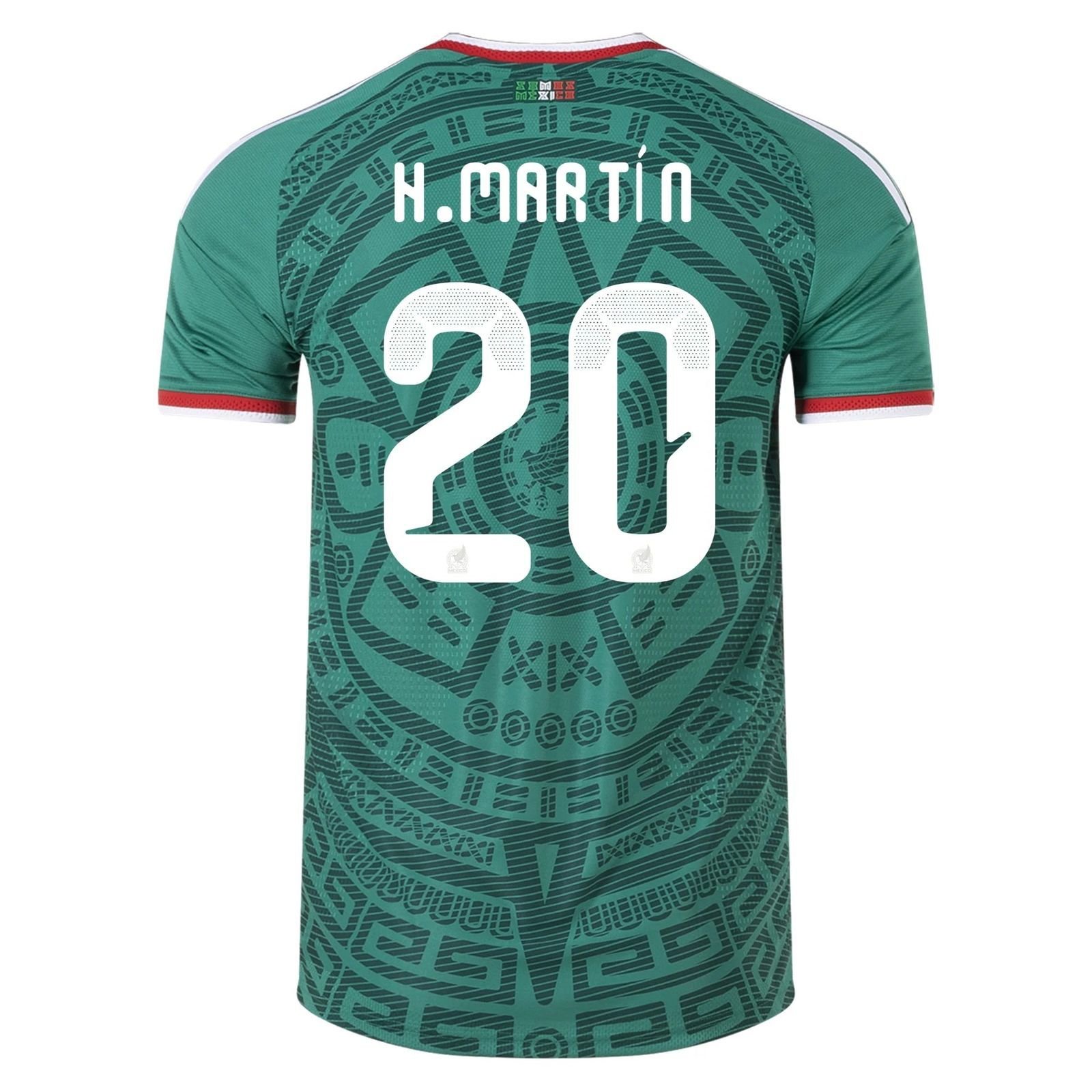 Henry Martín Mexico 26/27 Authentic Home Jersey