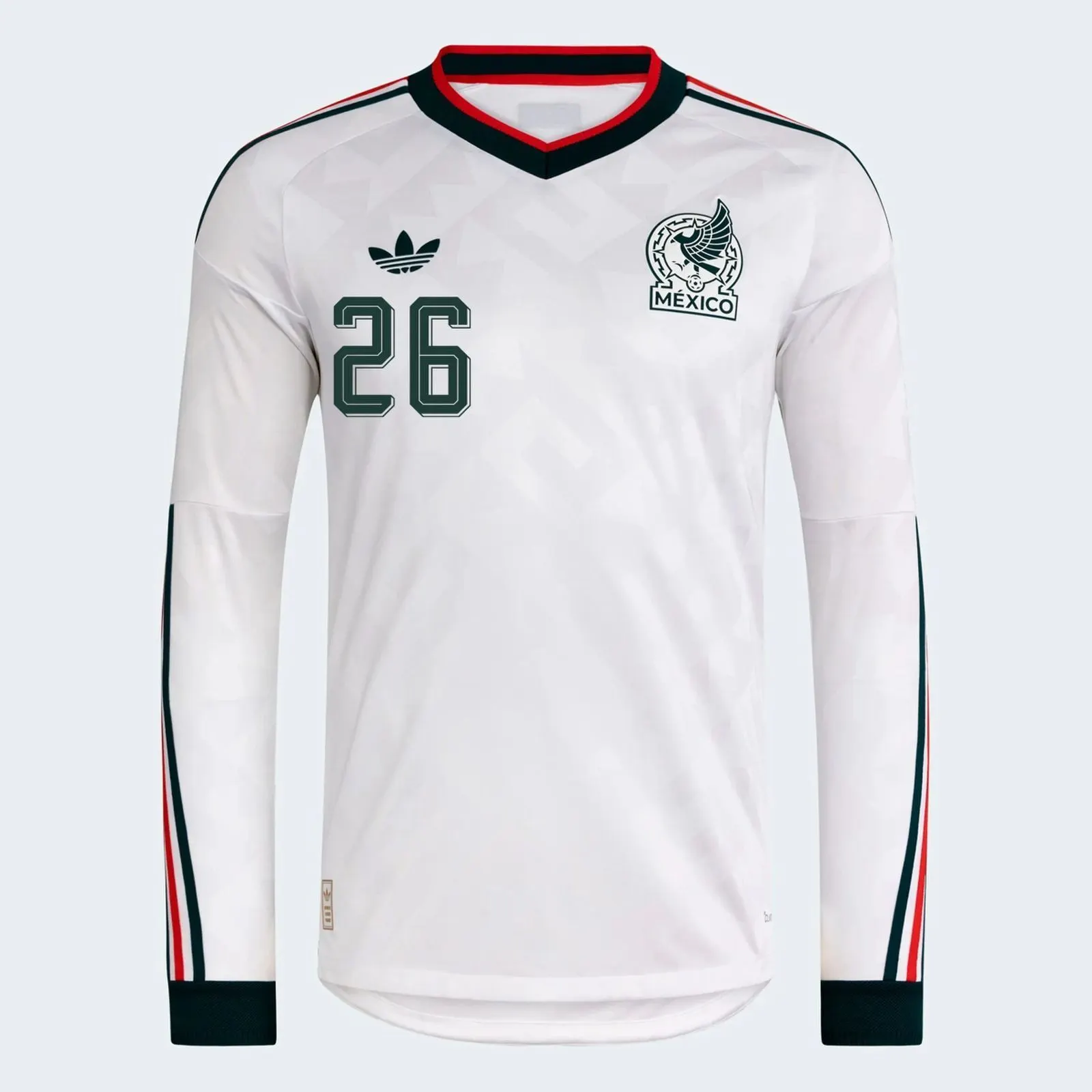 Hormiga Mexico 2026/27 Adidas Long Sleeve Authentic Away Jersey — view 2