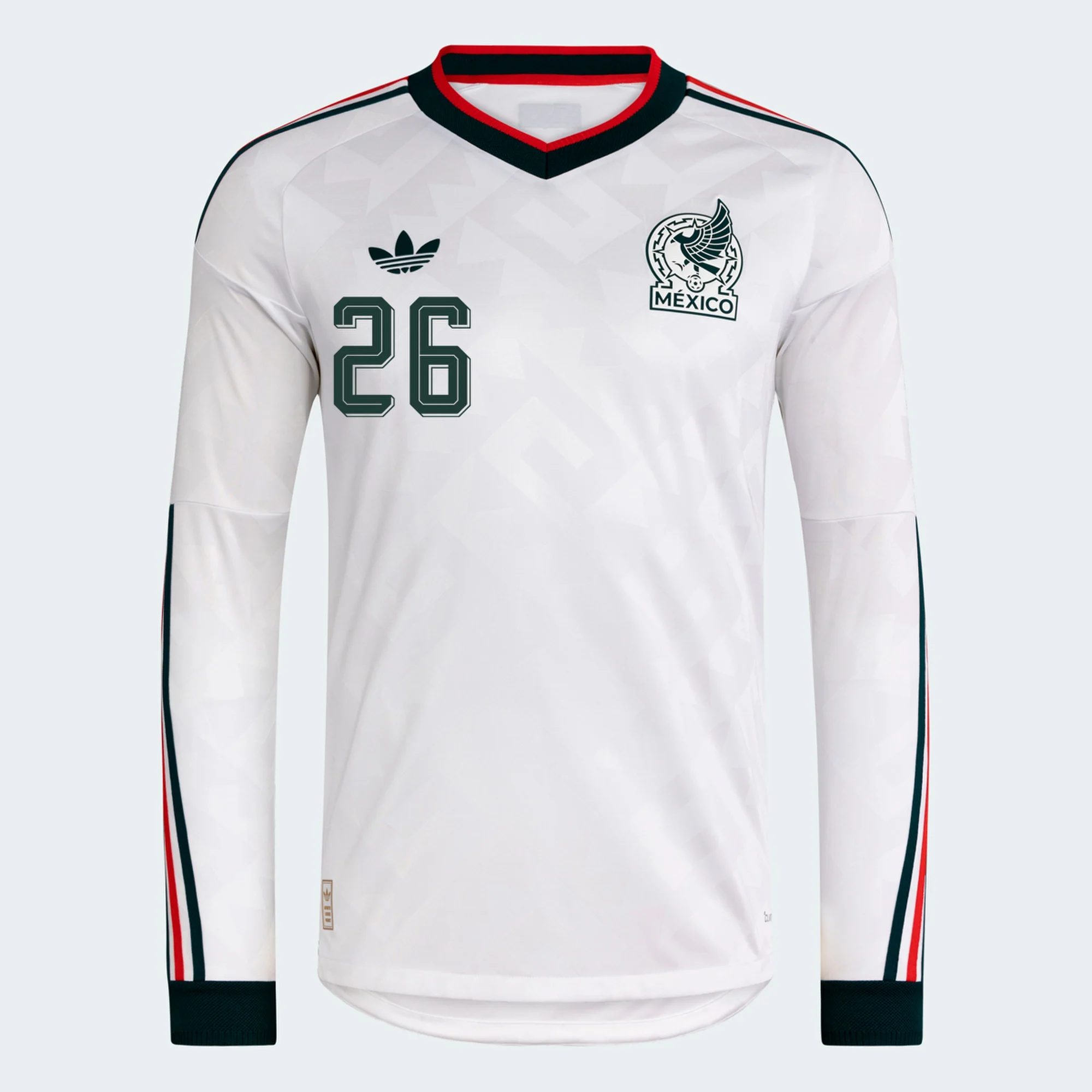 Hormiga Mexico 2026/27 Adidas Long Sleeve Authentic Away Jersey — view 2