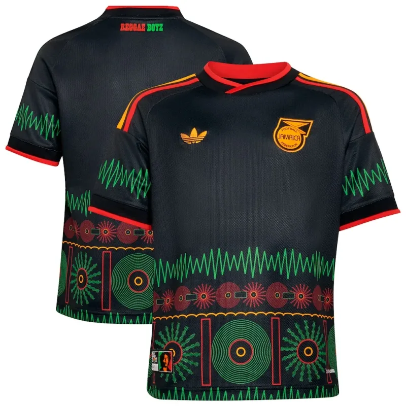 Jamaica Away Shirt 2026 - Kids soccer set, Includes jersey and shorts