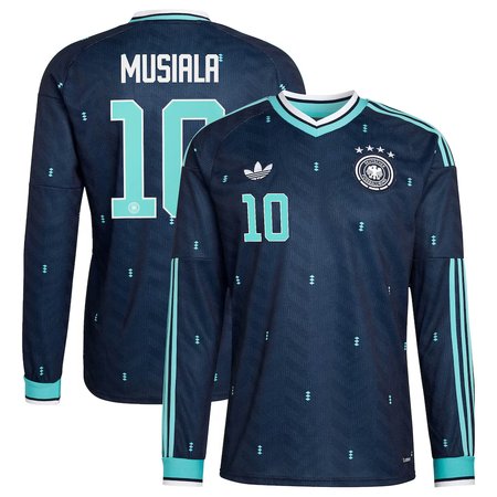 Jamal Musiala #10 Germany Away Long Sleeve Soccer jersey World Cup 2026 — view 1