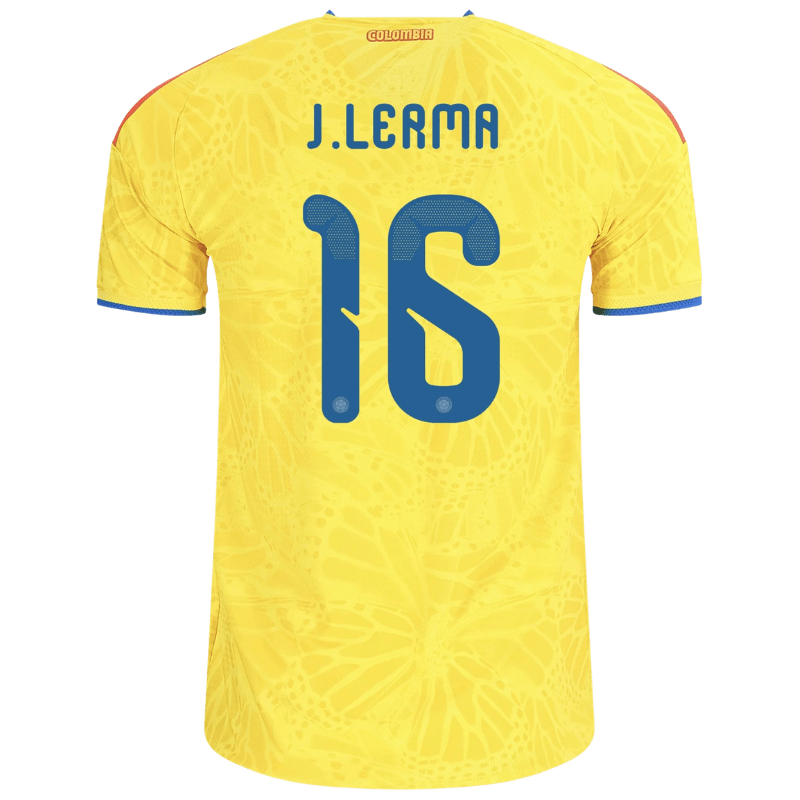 Jefferson Lerma Colombia 26/27 Authentic Home Jersey — view 1