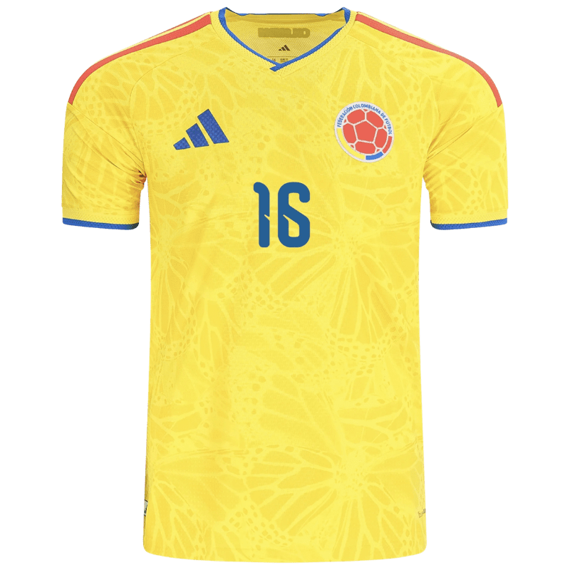 Jefferson Lerma Colombia 26/27 Authentic Home Jersey — view 2