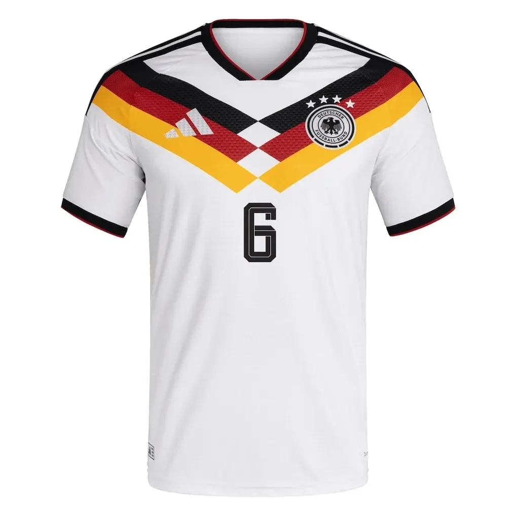 Joshua Kimmich #6 Germany Home Long Sleeve Soccer jersey World Cup 2026 — view 2