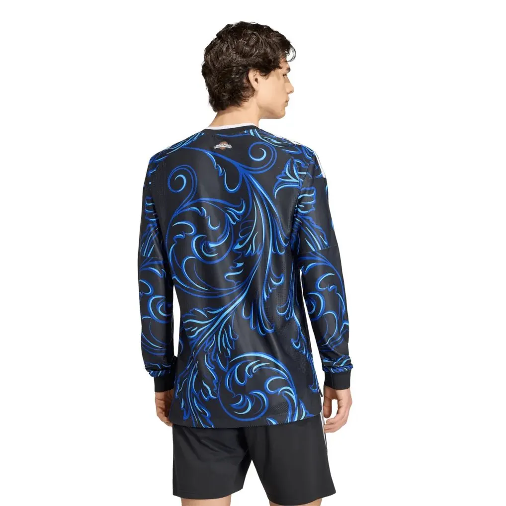 Julián Álvarez Argentina 26/27 Long Sleeve Authentic Home Jersey — view 2