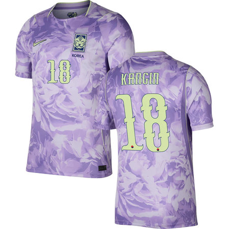 KANGIN #18 South Korea Away Soccer jersey World Cup 2026