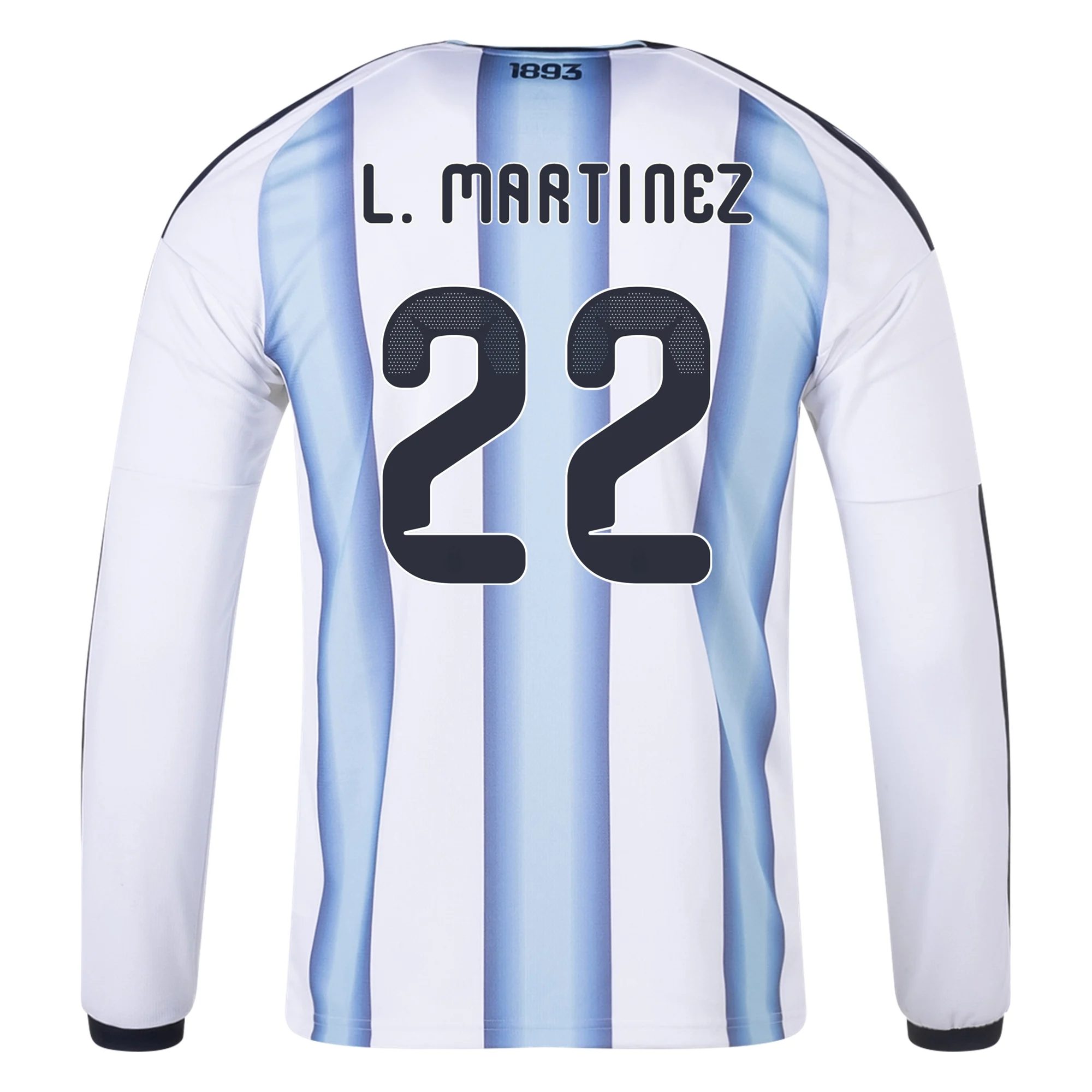 Lautaro Martínez Argentina 2026/27 Adidas Long Sleeve Home Jersey