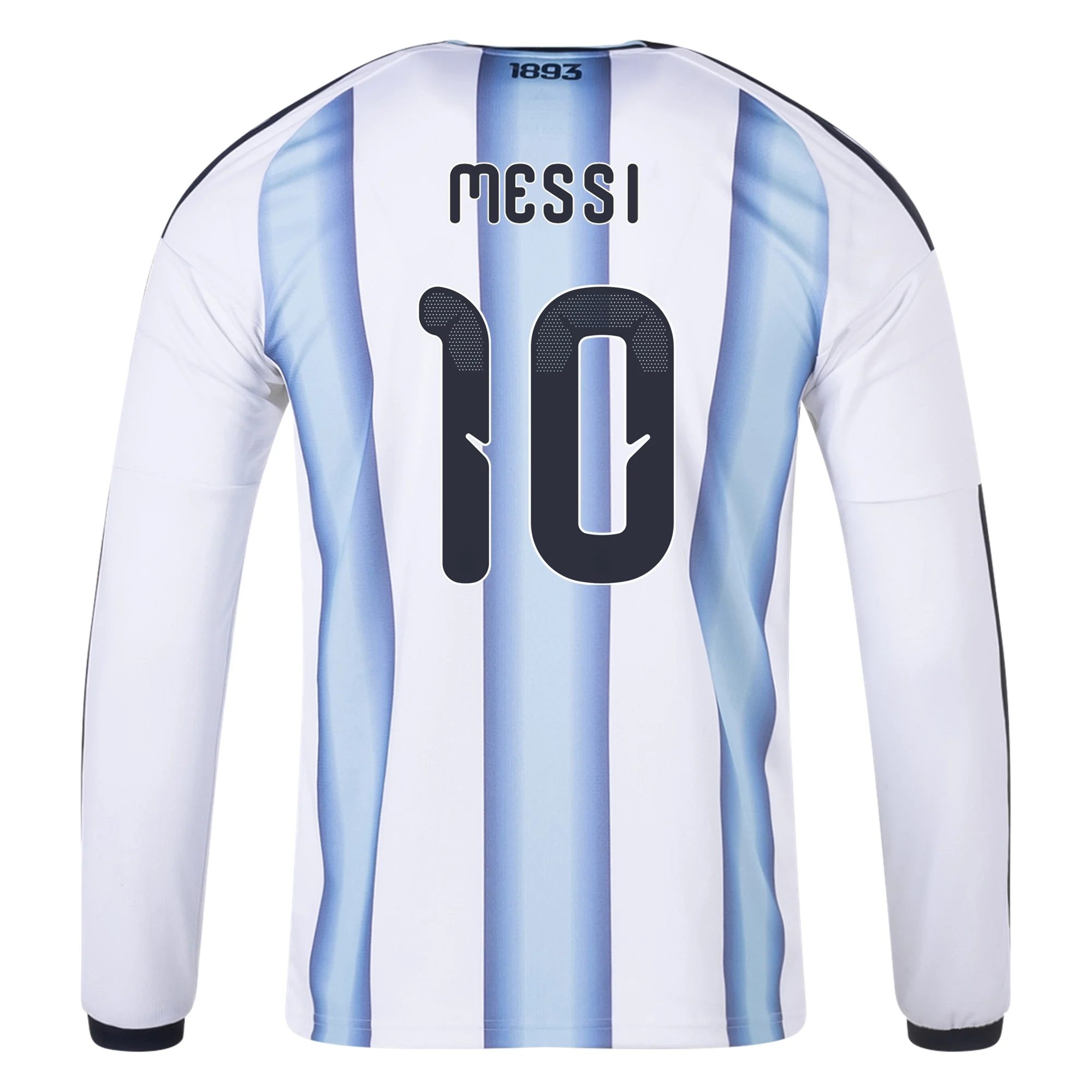 Lionel Messi Argentina 2026/27 Adidas Long Sleeve Home Jersey — view 1