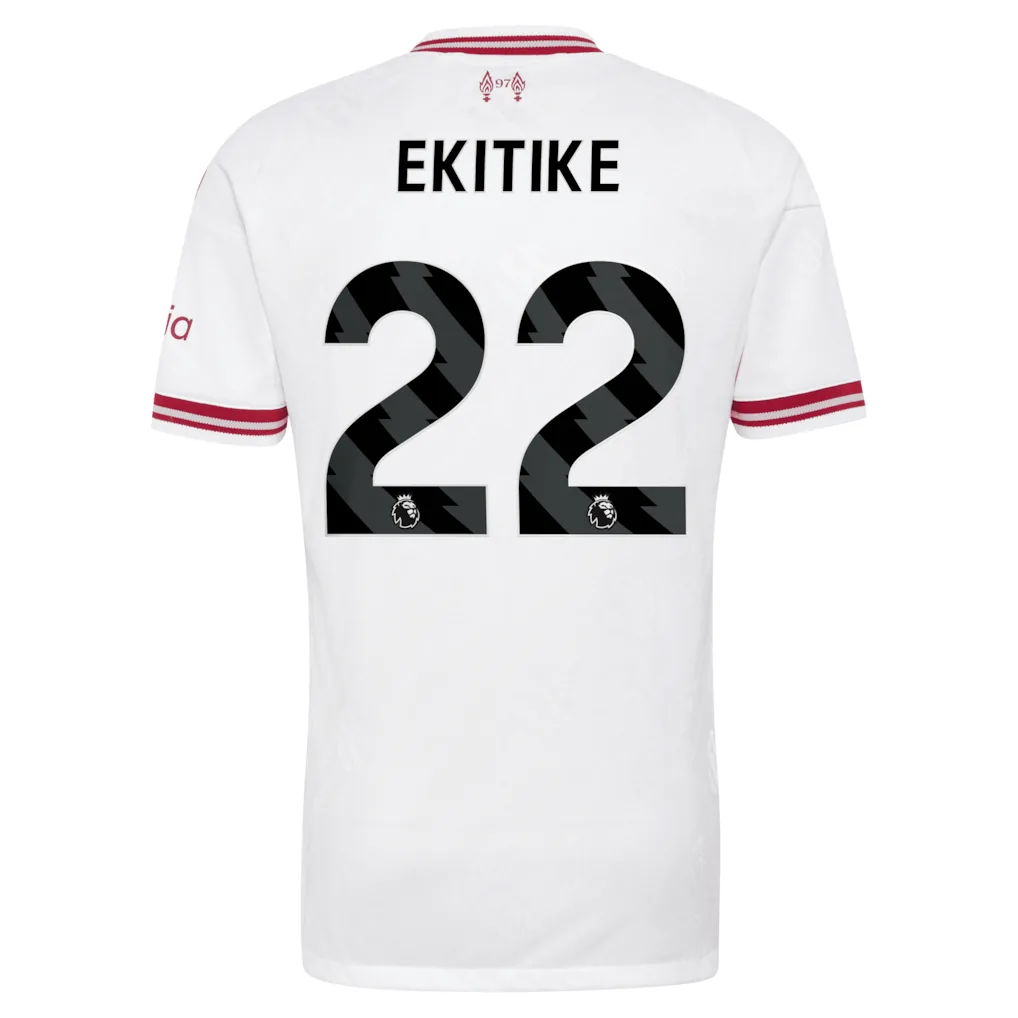 Liverpool adidas Away Authentic Shirt 2026-27 with Ekitike 22 printing — view 3