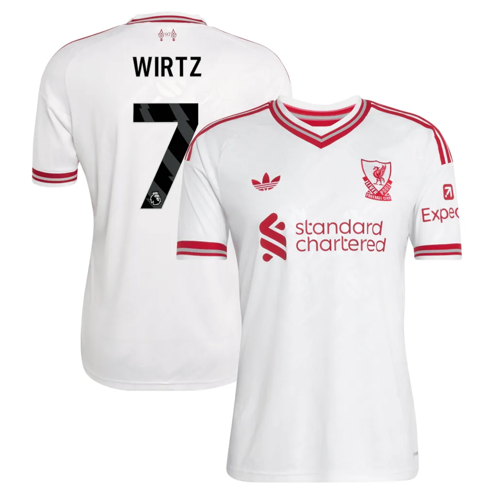 Liverpool adidas Away Shirt 2026-27 with Wirtz 7 printing — view 1