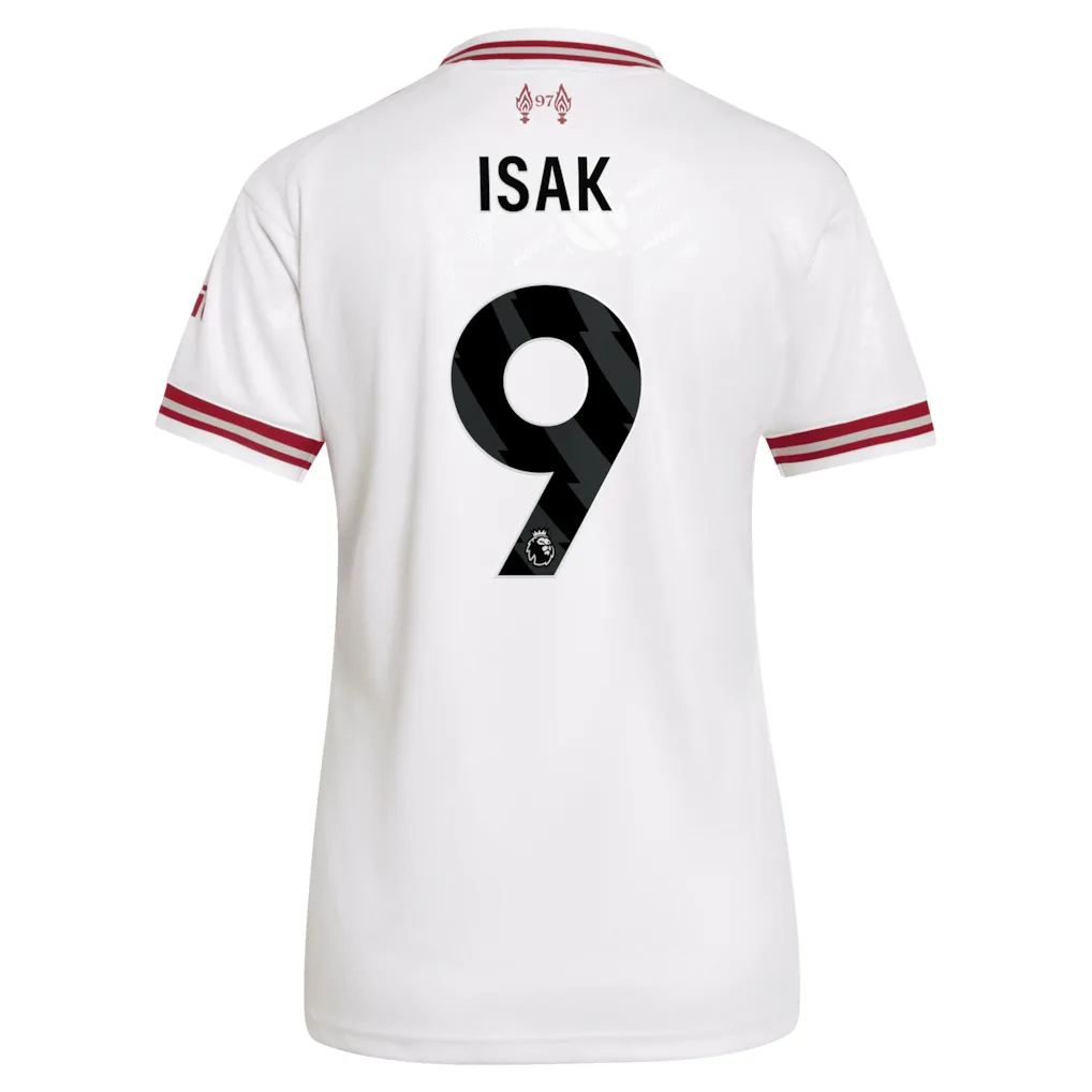 Liverpool adidas Away Shirt 2026-27 - Womens with Isak 9 printing — view 3