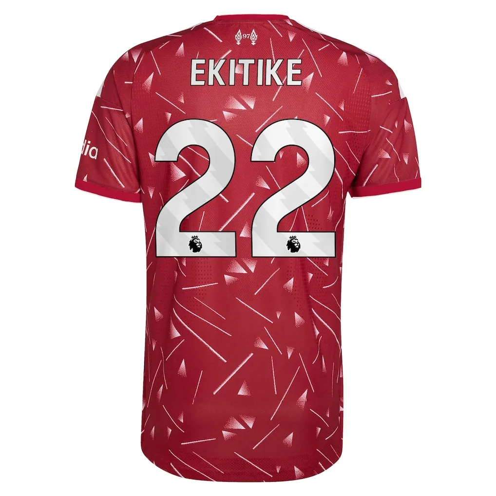 Liverpool adidas Home Authentic Shirt 2026-27 with Ekitike 22 printing — view 3