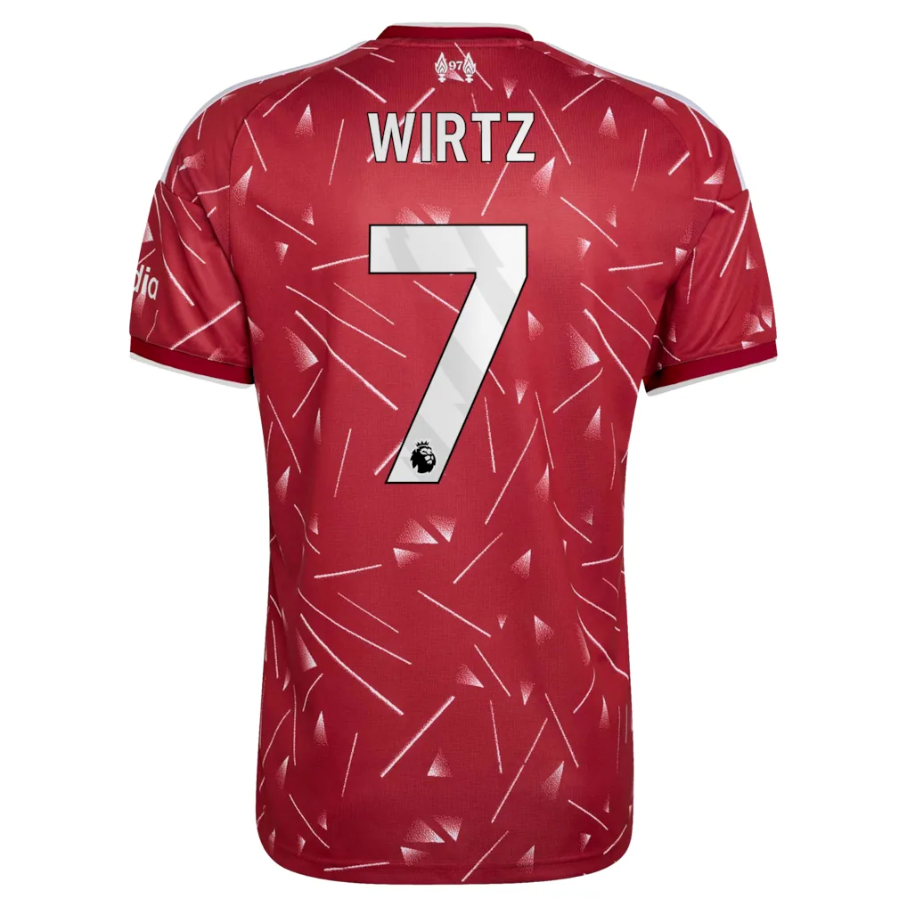 Liverpool Home Shirt 2026-27 with Wirtz 7 printing Soccer Football Jersey — view 3