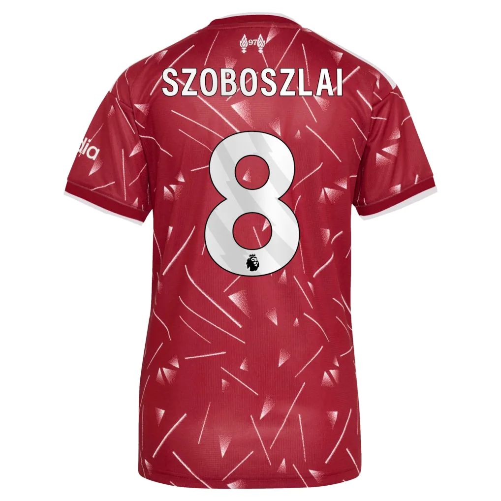 Liverpool adidas Home Shirt 2026-27 - Womens with Szoboszlai 8 printing — view 3