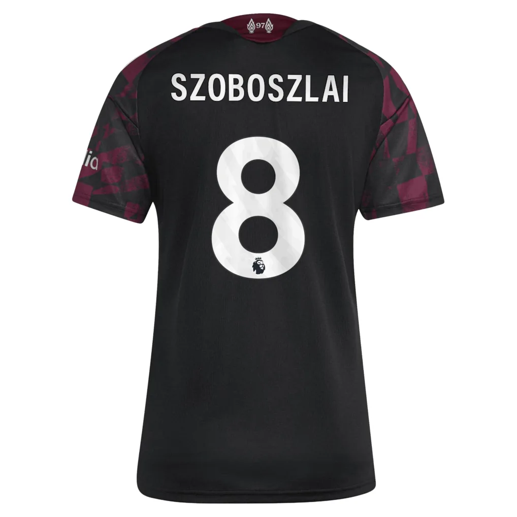Liverpool adidas Third Shirt 2026-27 - Womens with Szoboszlai 8 printing — view 3