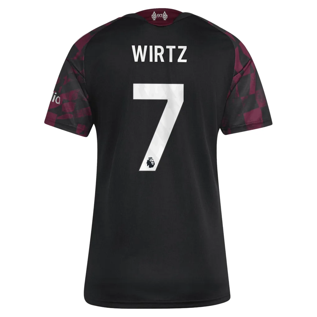 Liverpool adidas Third Shirt 2026-27 - Womens with Wirtz 7 printing — view 3