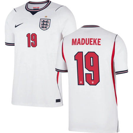 MADUEKE #19 England Home Soccer jersey World Cup 2026