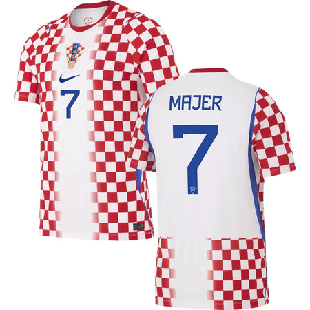 MAJER #7 Croatia Home Soccer jersey World Cup 2026 — view 1