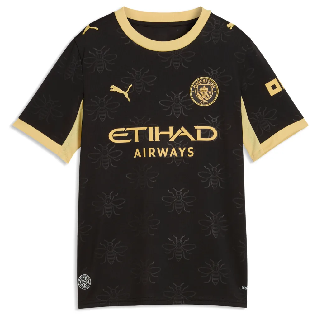 Manchester City Puma Away Shirt 2026-27 - Kids with Marmoush 7 printing — view 2