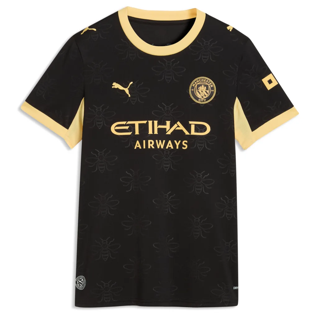 Manchester City Puma Away Shirt 2026-27 - Womens with Haaland 9 printing — view 2