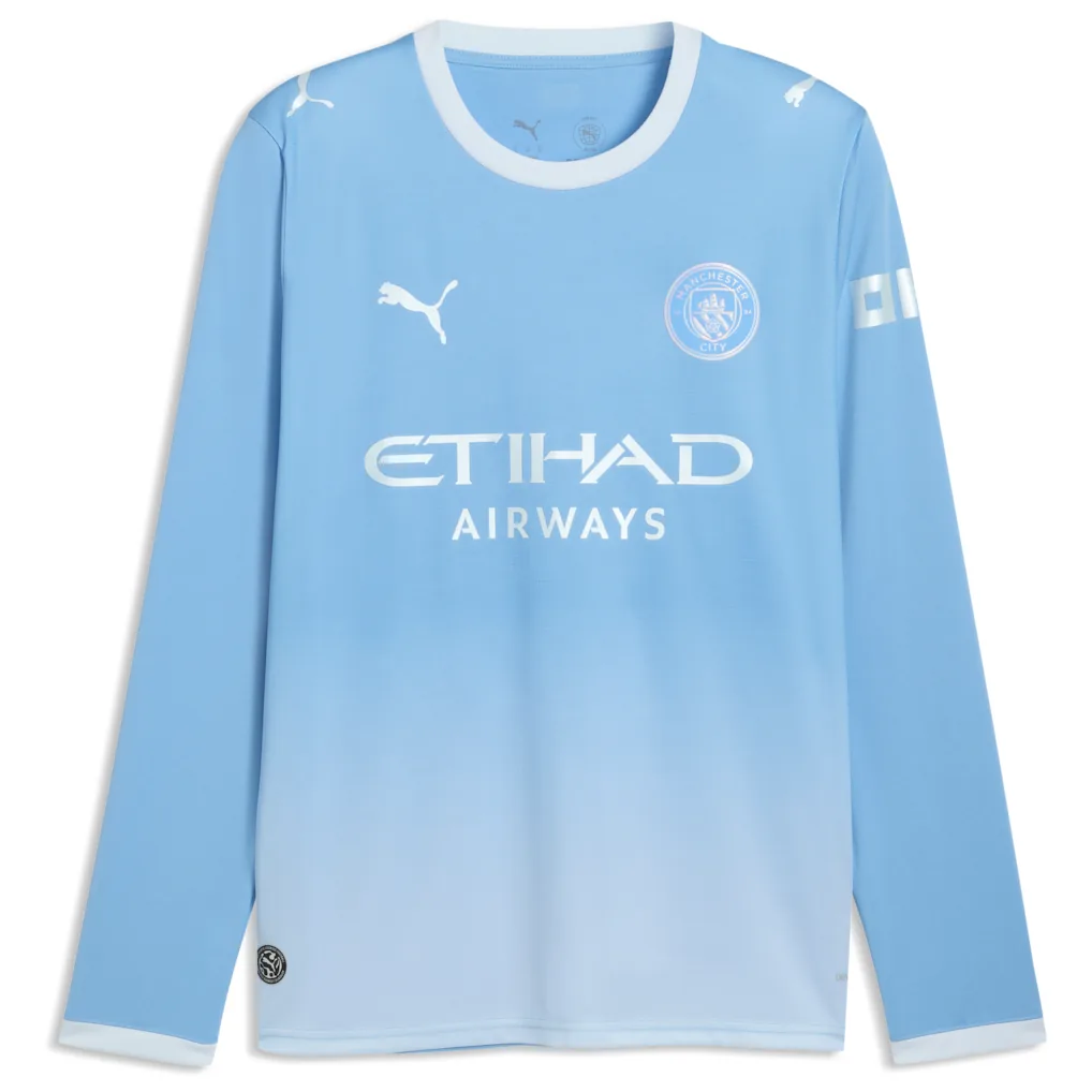 Manchester City Home Shirt 2026-27 - Long Sleeve Soccer Football Jersey — view 2