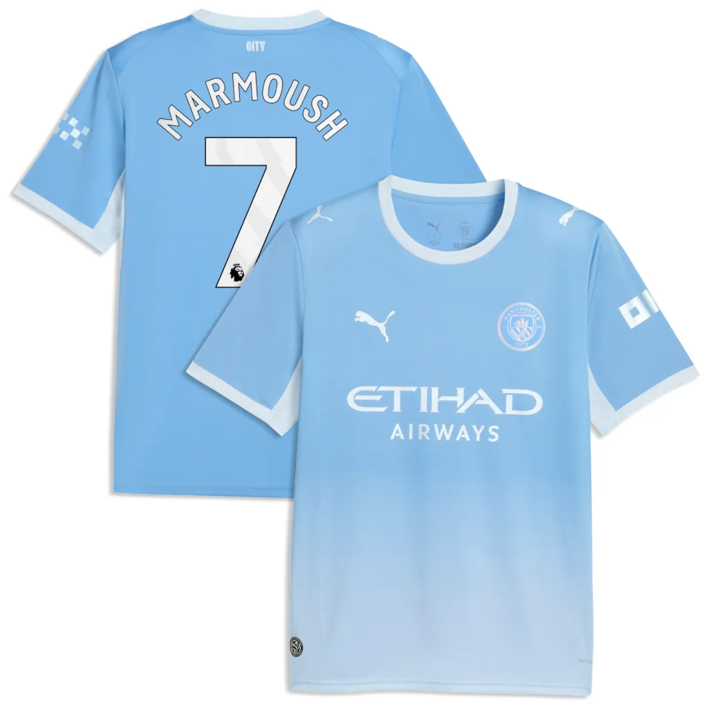 Manchester City PUMA Home Shirt 2026-27 with Marmoush 7 printing — view 1