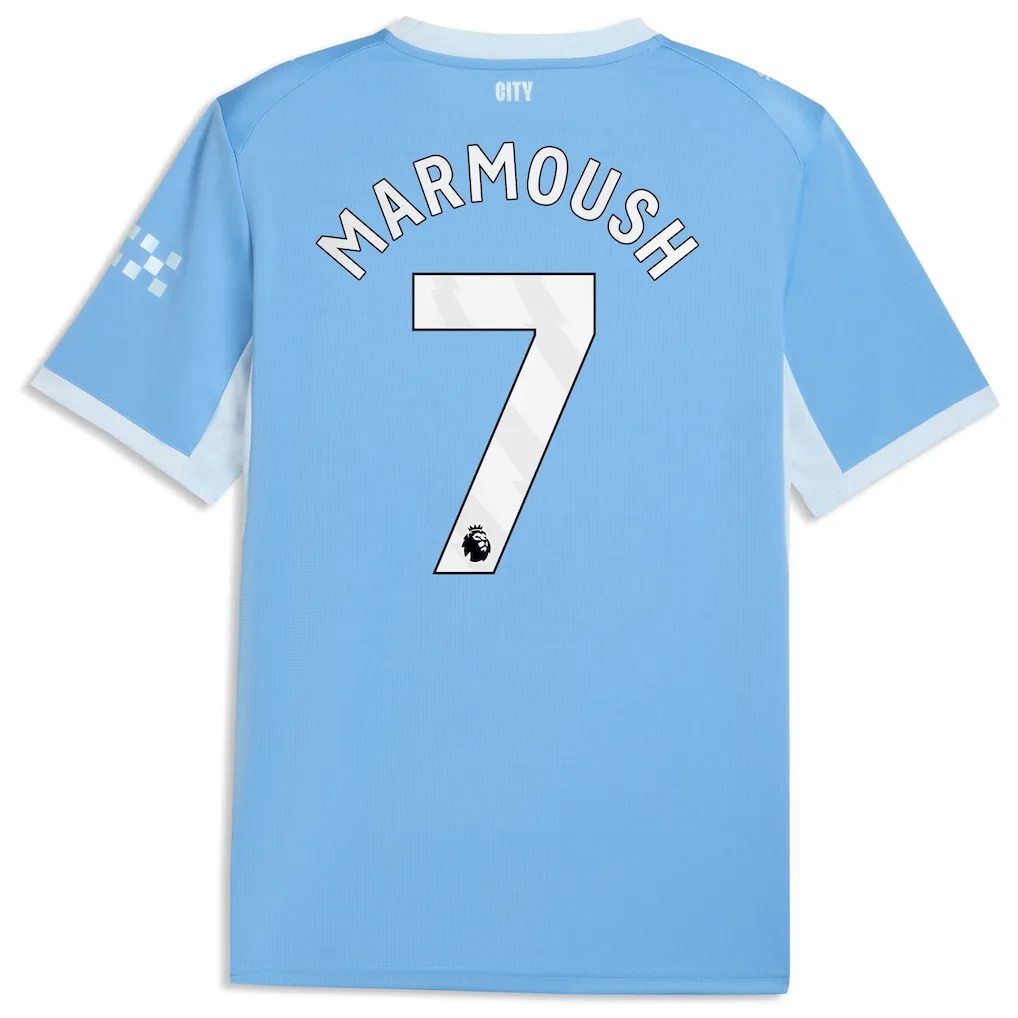 Manchester City PUMA Home Shirt 2026-27 with Marmoush 7 printing — view 3