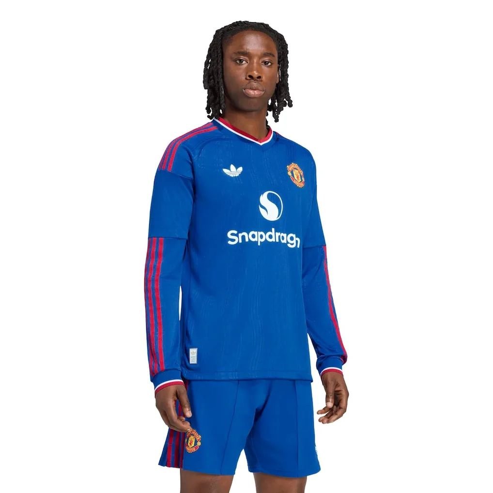 Manchester United adidas Away Authentic Shirt 2026-27 - Long Sleeve