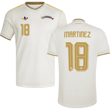 MARTINEZ #18 Venezuela Away Soccer jersey World Cup 2026 — view 1