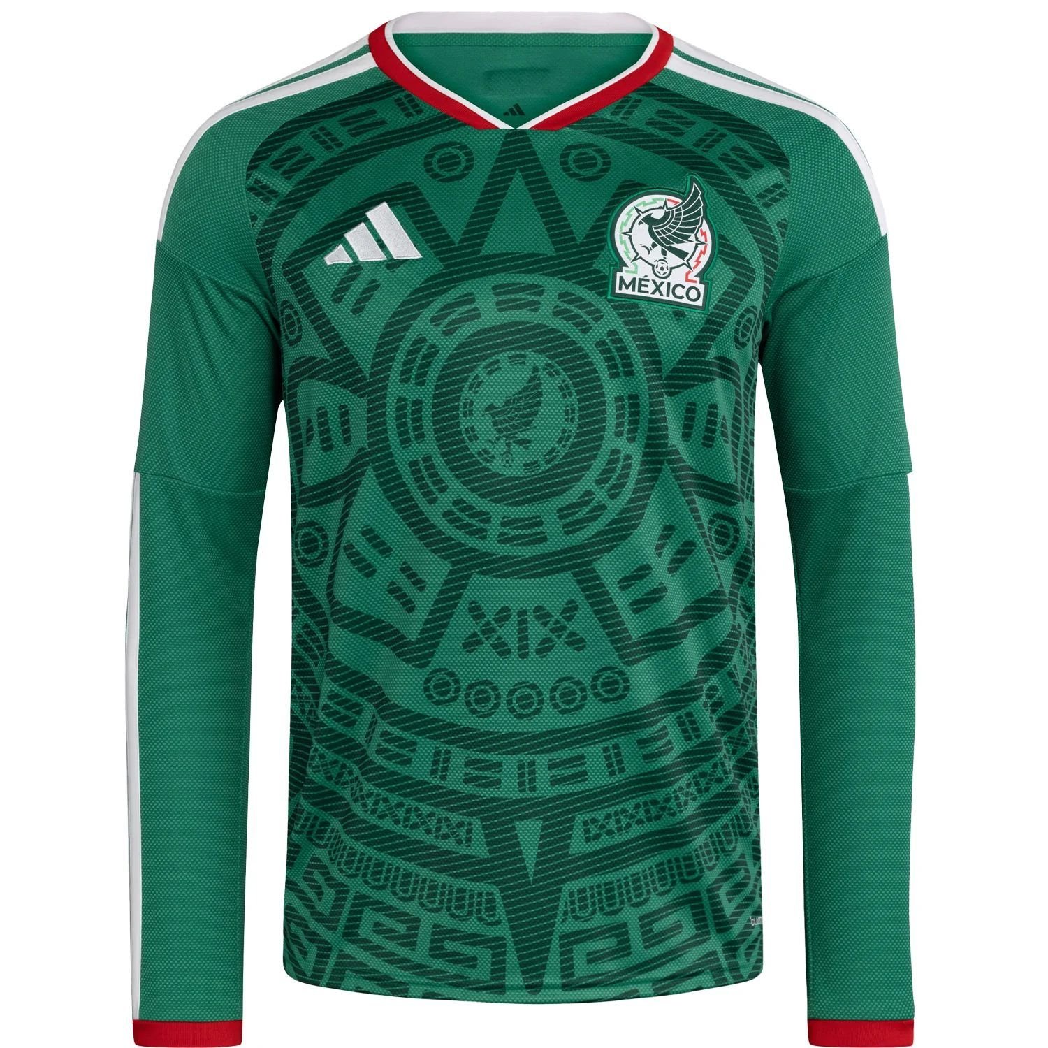 Mexico 2026 Adidas Long Sleeve Home Jersey