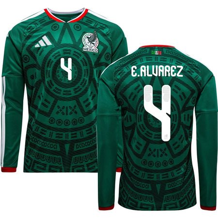 Mexico Home Long Sleeve Soccer jersey World Cup 2026 — view 2