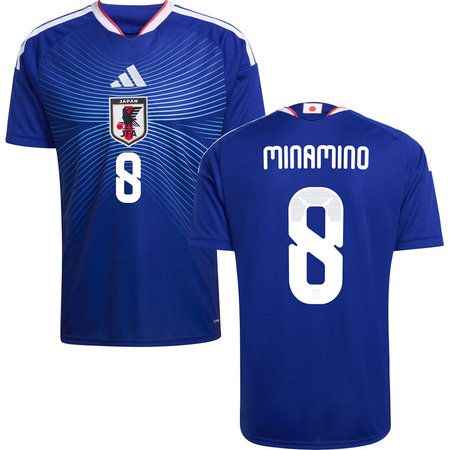 MINAMINO #8 Japan Home Soccer jersey World Cup 2026 — view 1
