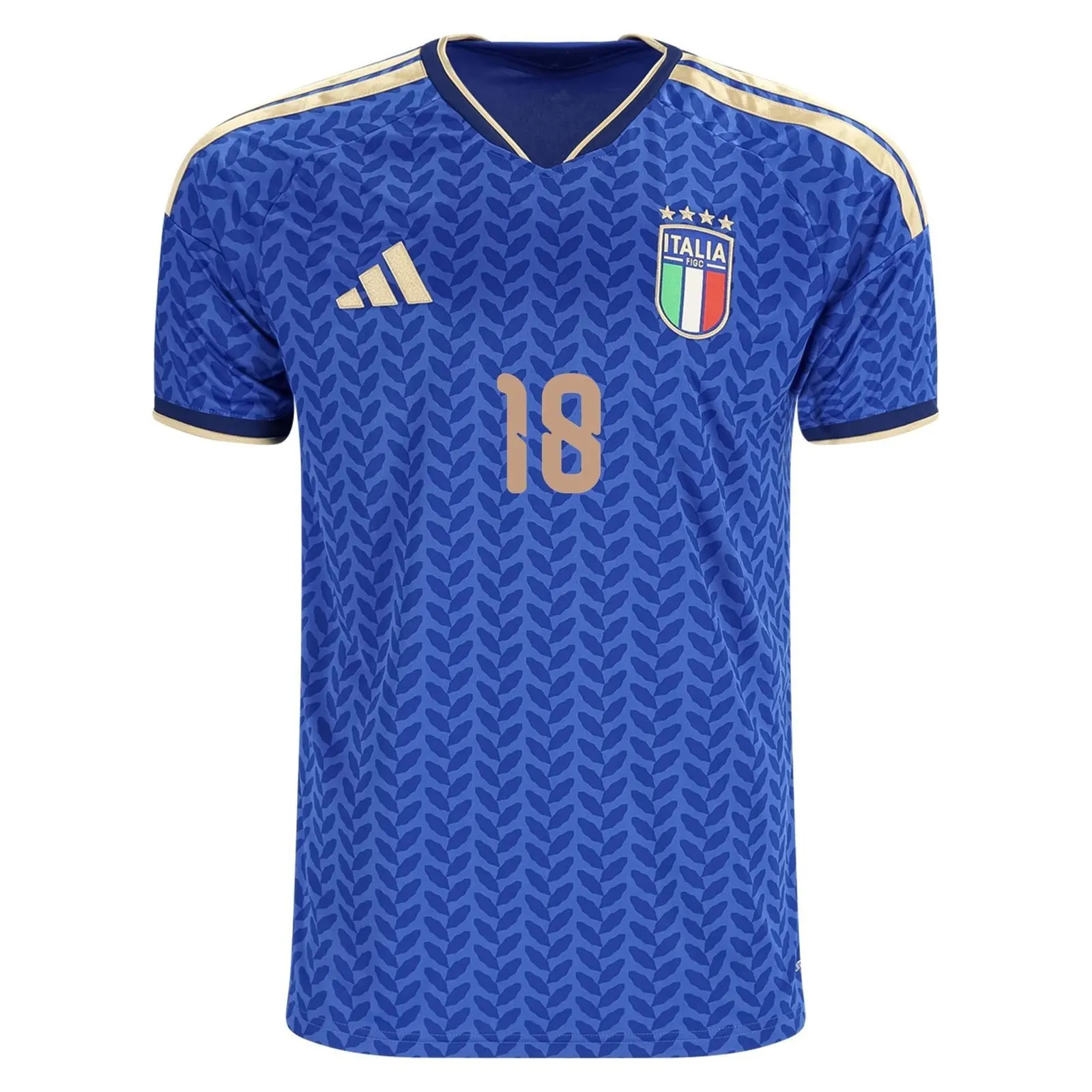 Nicolò Barella Italien 26/27 Heimtrikot Fußball — view 2
