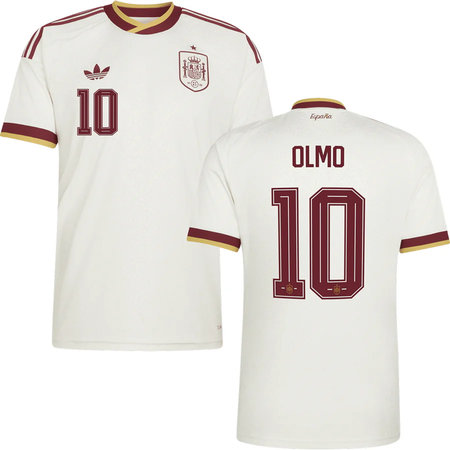 OLMO #10 Spain Away Soccer jersey World Cup 2026