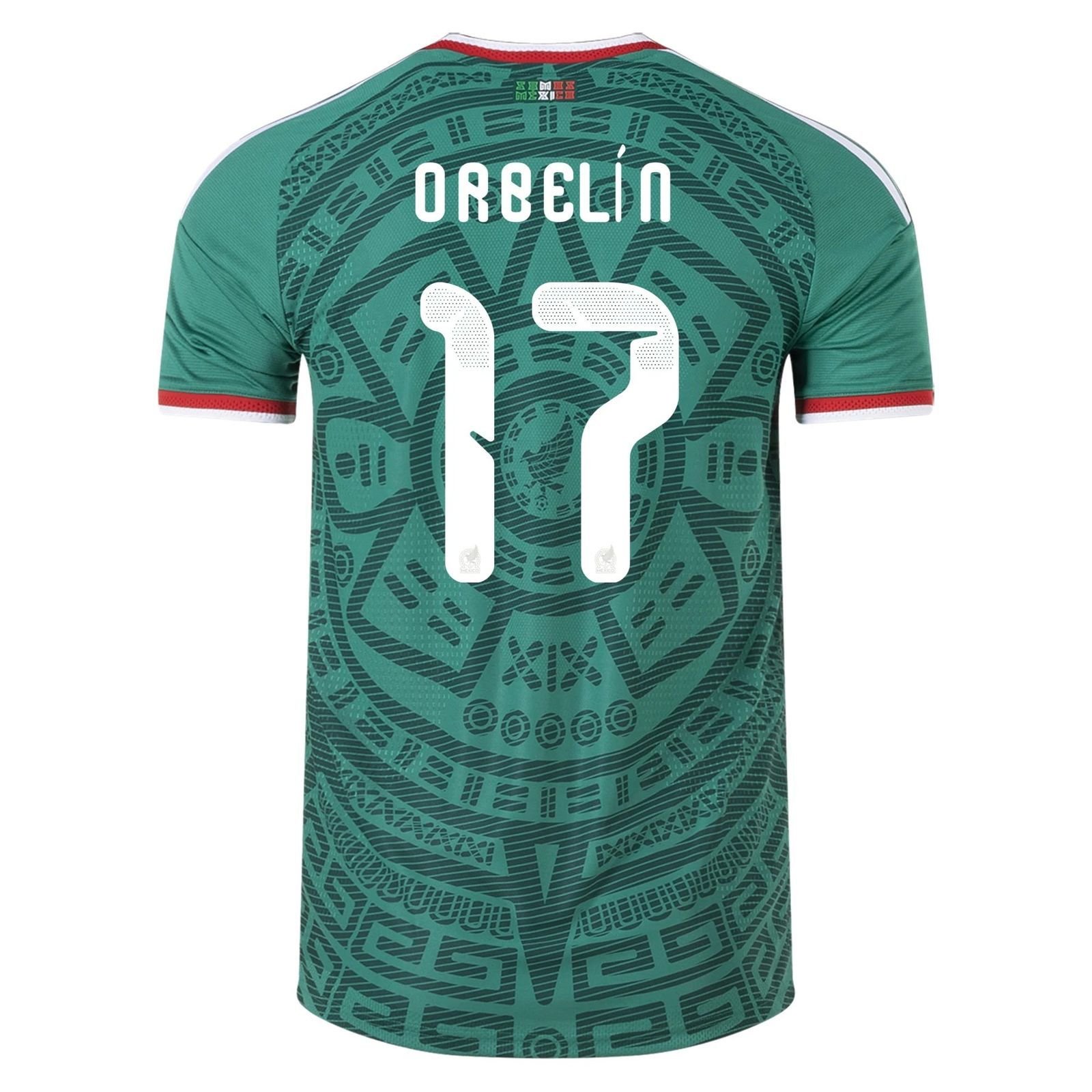 Orbelín Pineda Mexico 26/27 Authentic Home Jersey